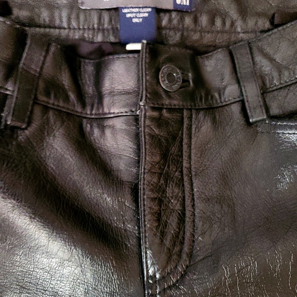 BLACJ Genuine Leather pants like New condition. - Picture 3 of 9